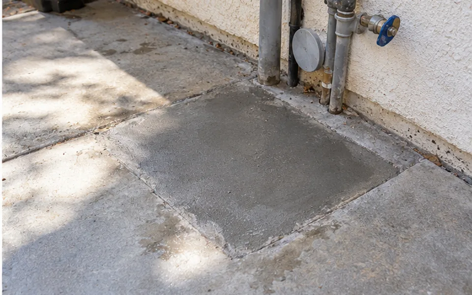 Slab Leak Detection in Newark, CA — precision small-opening access and verified leak repair completion